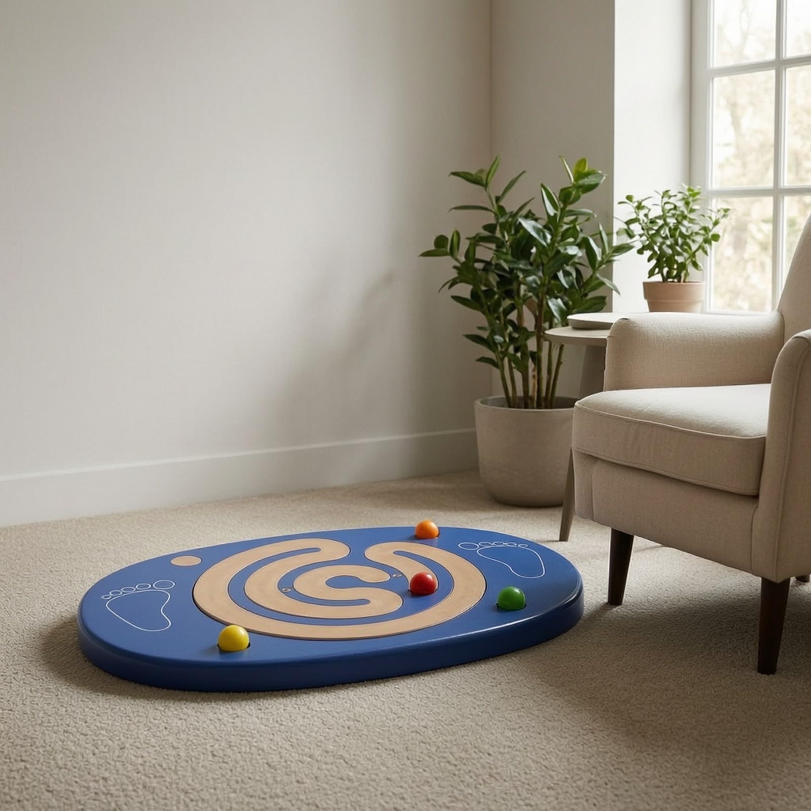 Colcolo Tabla Balance Compacta | Antislizante, Ligera, Juguete, para Casa, Niños