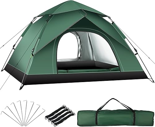 Tienda de campaña para 1 o 2 personas, tiendas de campaña para camping, impermeables, ligeras, fáciles de instalar, de grado profesional, con lluvia