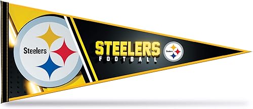 Vista 85 de Rico Industries NFL Football Primary 12" x 30" Felt Wall Décor Pennant - Great for Home/Bed Room/Man Cave Décor