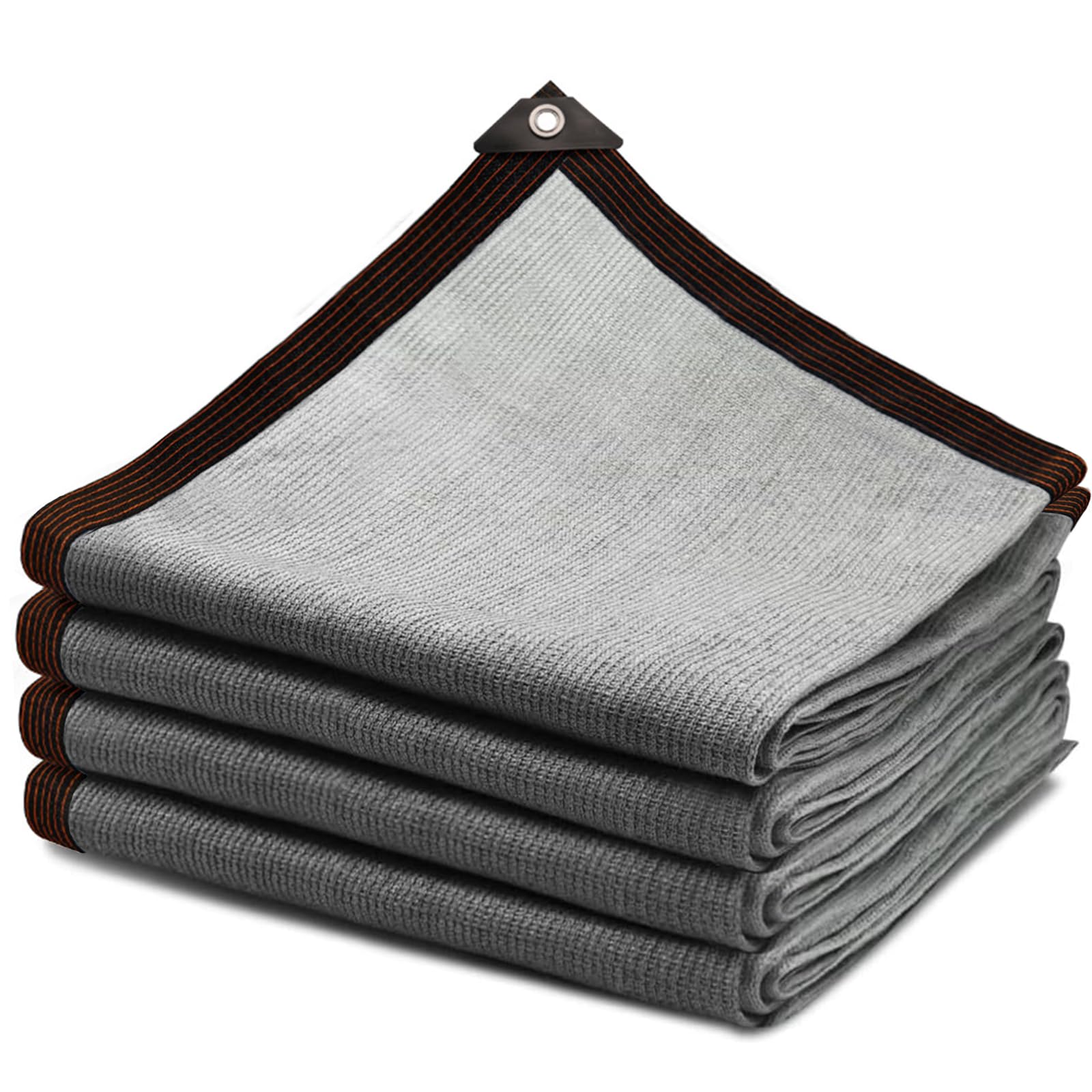 Voile d'ombrage de jardin - Avec œillets - Protection solaire - 4 x 5 m - Filet d'ombrage pour balcon, serre, plantes, terrasse, poulailler, piscine - Brise-vue - Coupe-vent - Perméable à l'eau