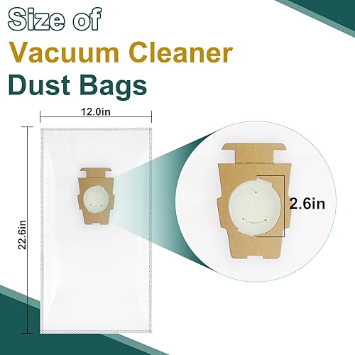 Miniatura 5 de Paquete de 6 bolsas de repuesto para aspiradora Kirby All Generation y Sentria, repuesto 205811 204814 204811 por PETOX