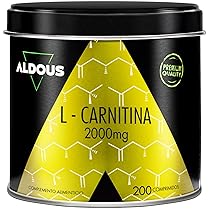 Carnitina 2000mg – 200 Compresse – Energia, Recupero Muscolare, Resistenza – 2932mg L-Carnitina Tartrato per Dose GIornaliera – Alta Potenza – Integratore Concentrazione – Pre Workout – Vegan -ALDOUS