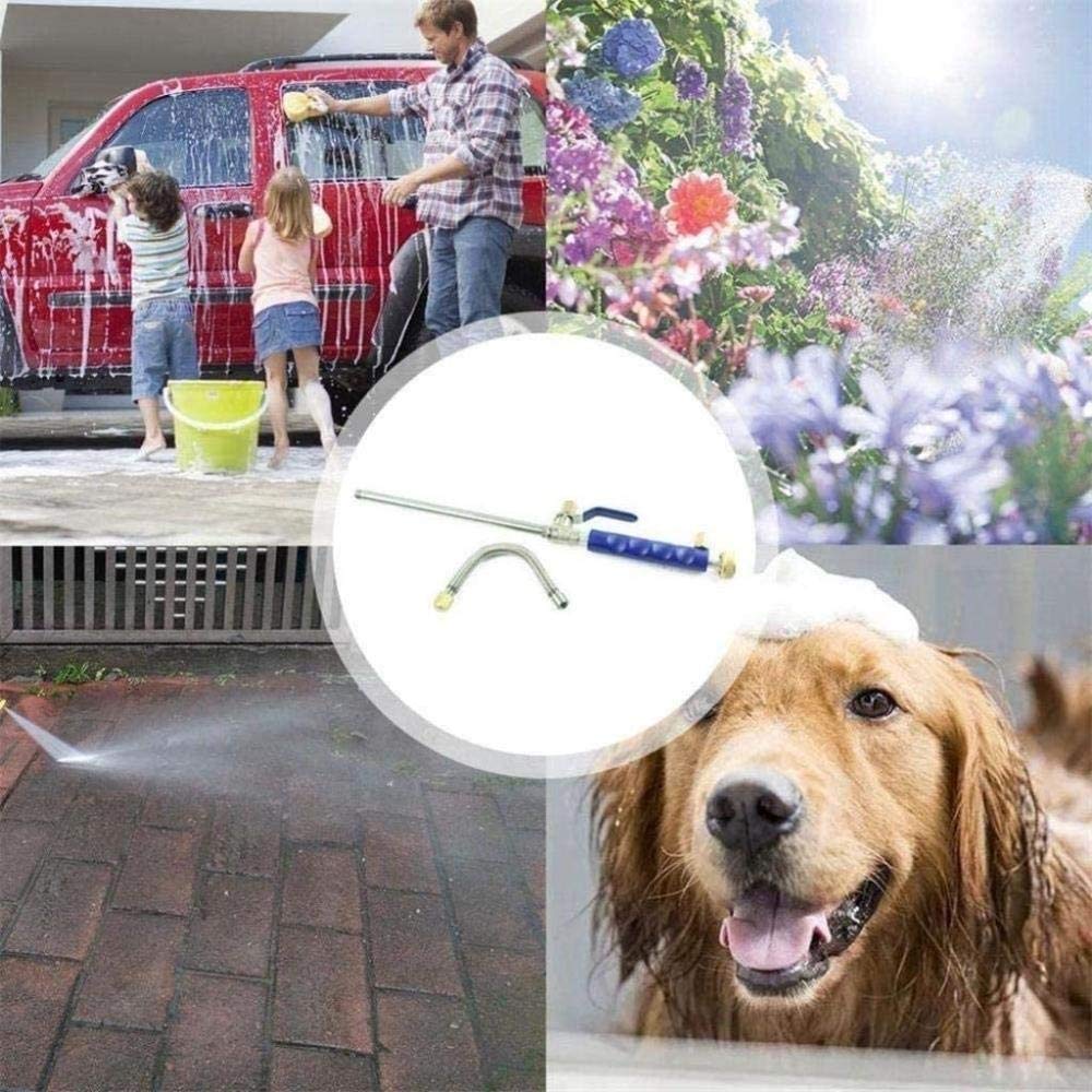 Pistola a spruzzo per tubo da giardino, pistola a spruzzo ad alta pressione, perfetta per auto e animali domestici