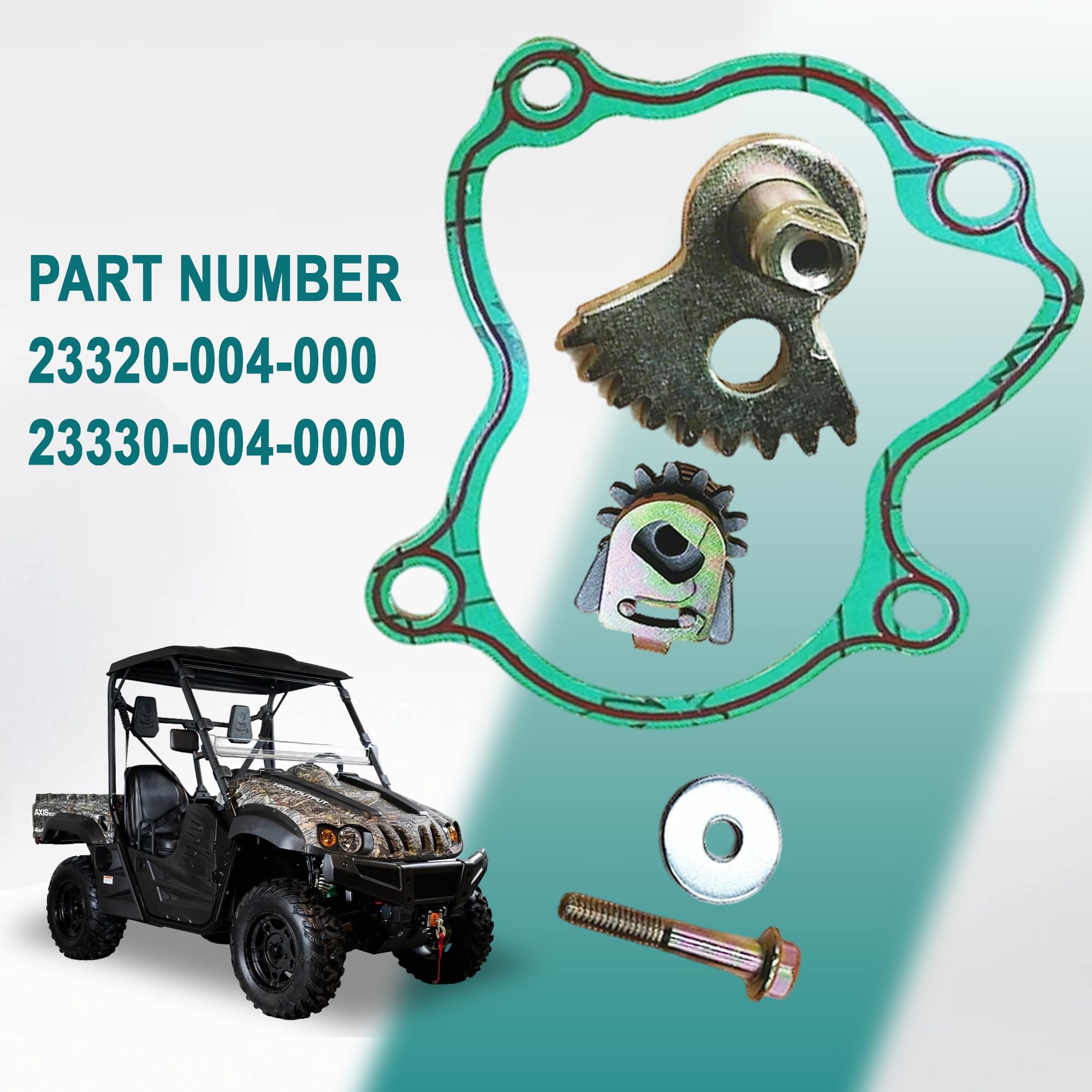 Amazon.com: QYMOTO Hisun Gearshift Fan Gear Set Driven,23320-004