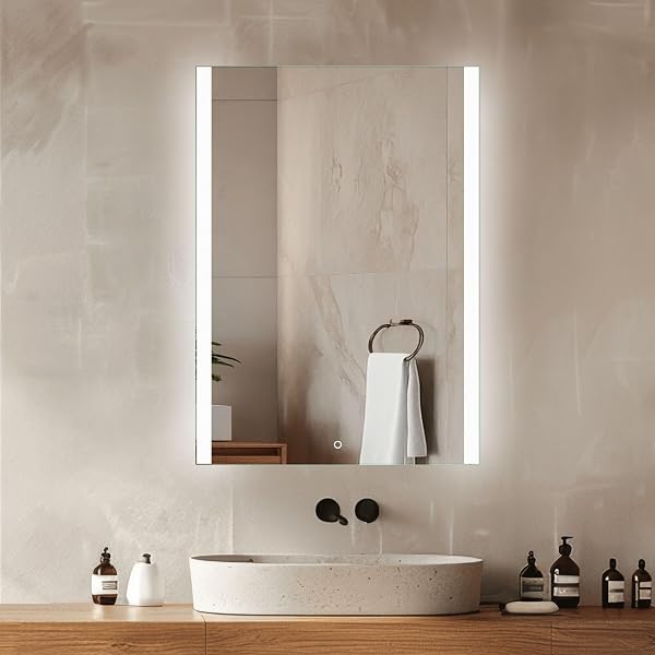Venti Specchio Bagno Verticale 50x70cm