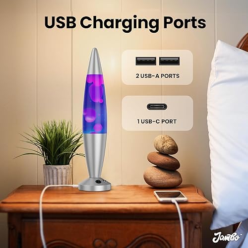 Miniatura 4 de Jambo Lámpara de movimiento líquido USB, lámpara de estado de ánimo, decoración del hogar, lámpara de sala de estar, luz de movimiento relajante,