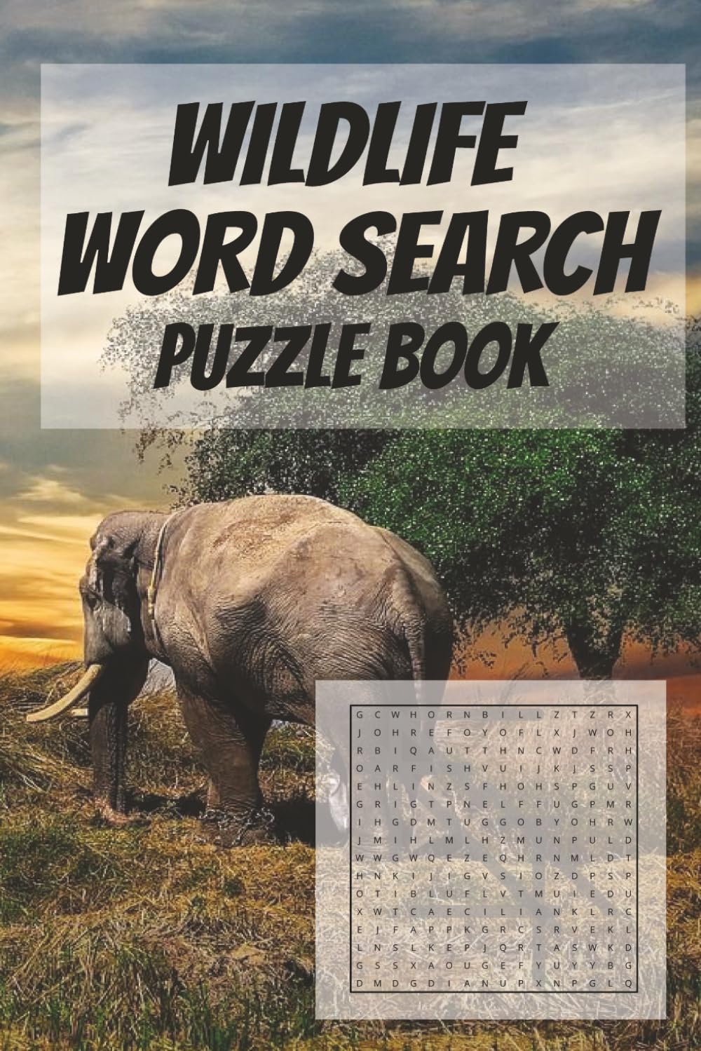 Wildlife Word Search Puzzle Book: Large Print Word Search Puzzles for Kids and Adults