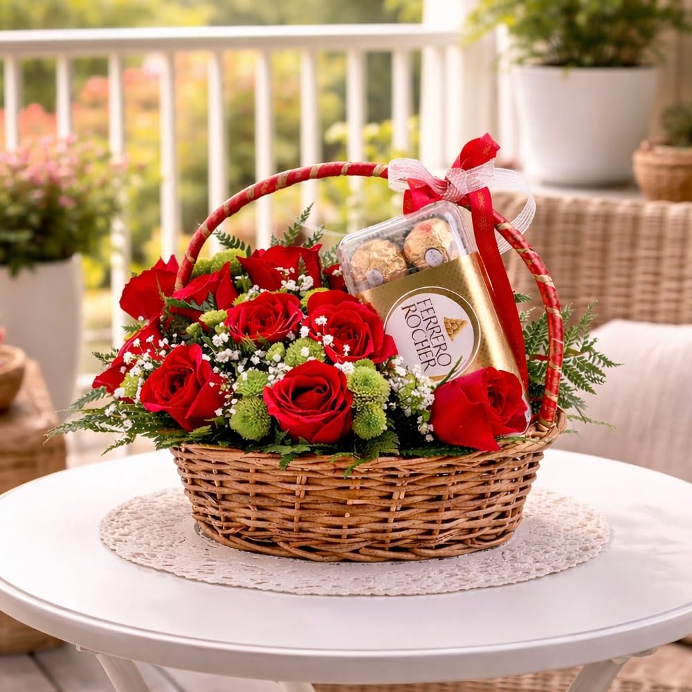 EG2i Premium Fresh Flower with Chocolate For Birthday Gift, Anniversary, Wedding Gift, Congratulations Gift, valentine gift, Mothersday gift (Same Day Delivery)-picture-28