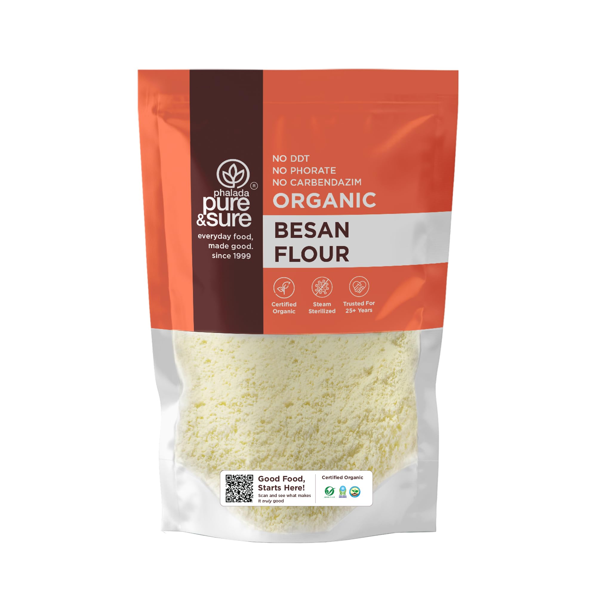 Pure & Sure Organic Besan (Gram Flour) 1Kg