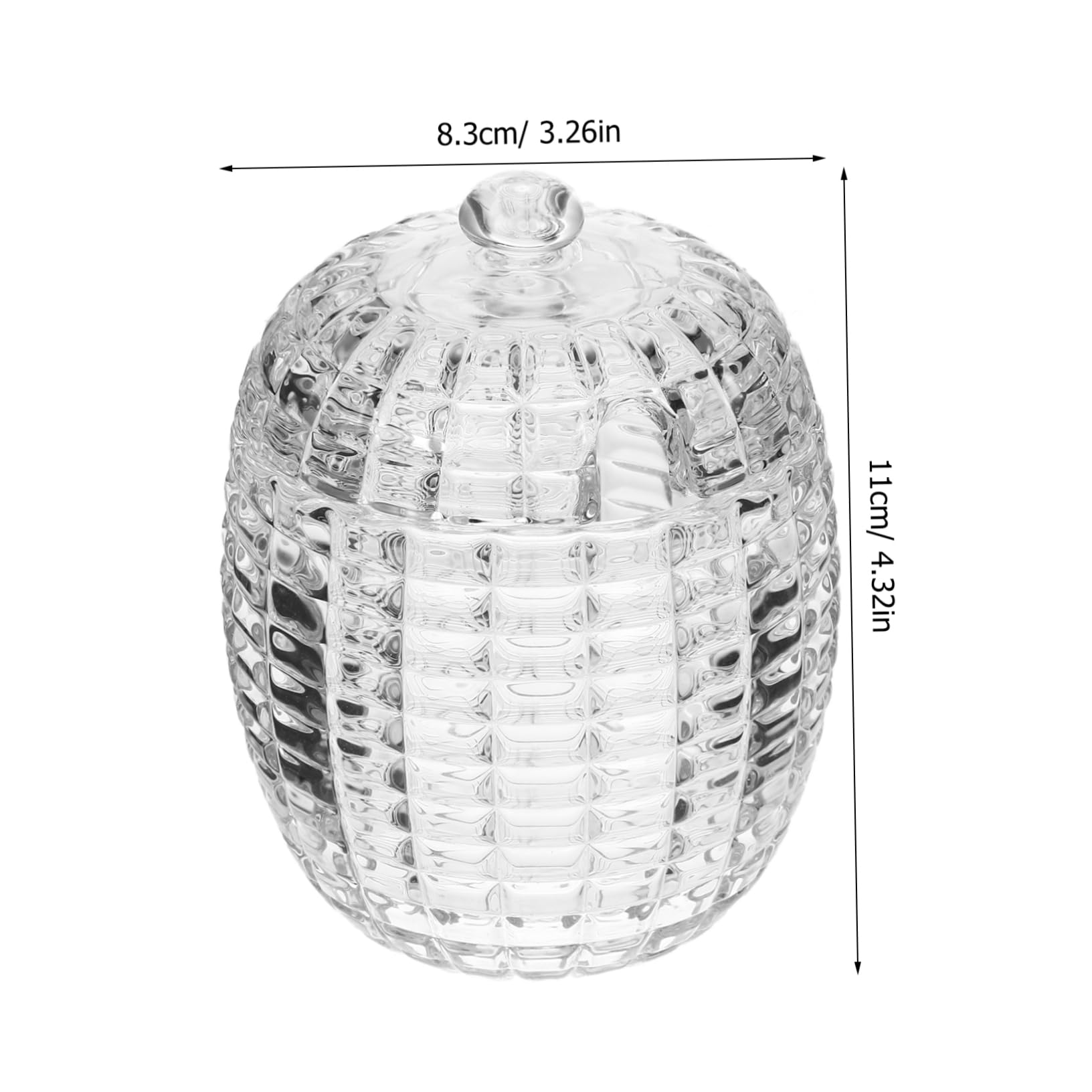 SUPVOX Convenient Honey Jar 240ml Honey Pot Lidded Honey Container Honey Jar with Stirrer Small Glass Jar for Honey