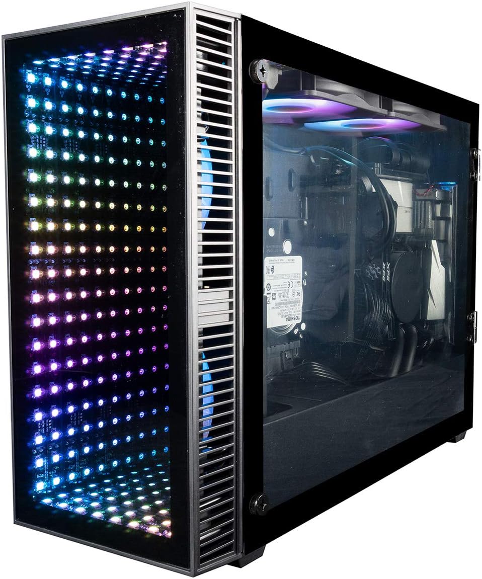 Popular CUK Continuum Mini Gaming PC (Liquid Cooled Intel Core i9, 32GB RAM, 512GB NVMe + 1TB HDD, NVIDIA GeForce RTX 3060 12GB, 650W PSU, AC WiFi, Windows 10 Home) Tiny RGB Desktop Gamer Computer Special CUK Continuum Mini Gaming PC (Liquid Cooled Intel Core i9, 32GB RAM, 512GB NVMe + 1TB HDD, NVIDIA GeForce RTX 3060 12GB, 650W PSU, AC WiFi, Windows 10 Home) Tiny RGB Desktop Gamer Computer