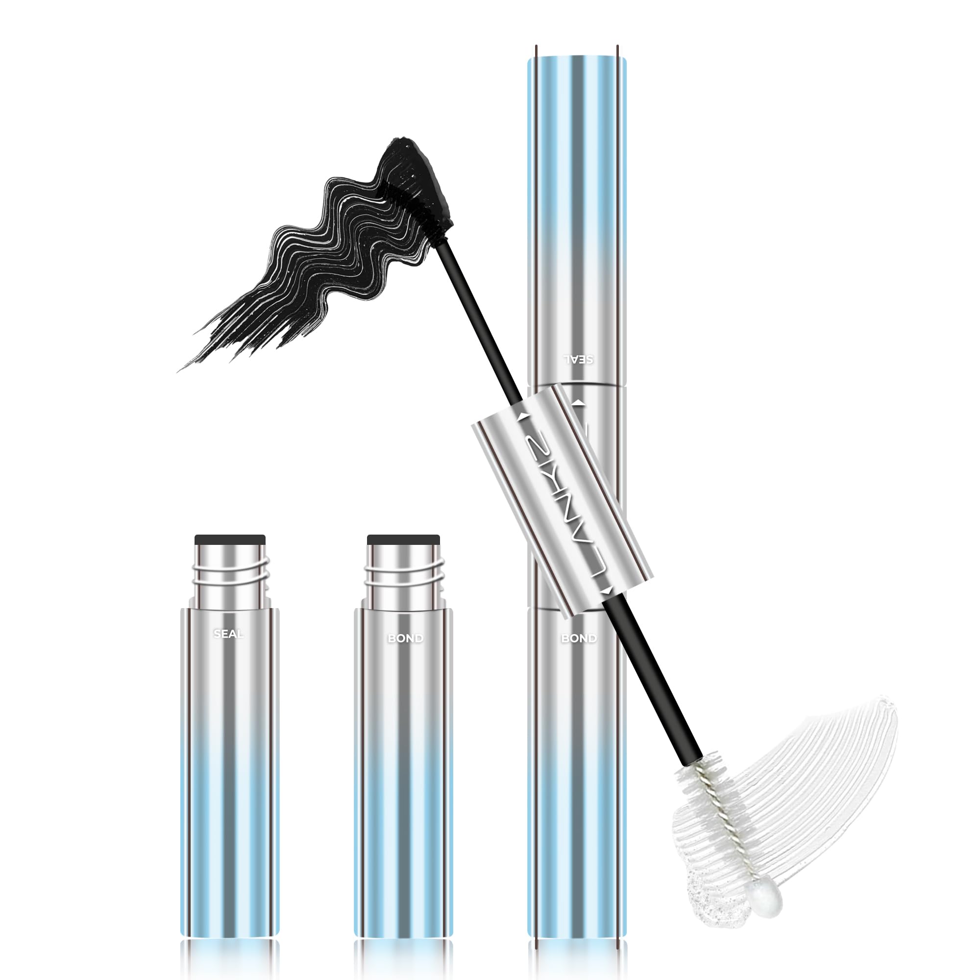 Wimpernkleber Bond and Seal Stark, Wimpern Kleber 7 tage halt für DIY Cluster Extensions, Wasserfest & Schweißresistent, Temperaturbeständiger Lash Glue, Sensitiv