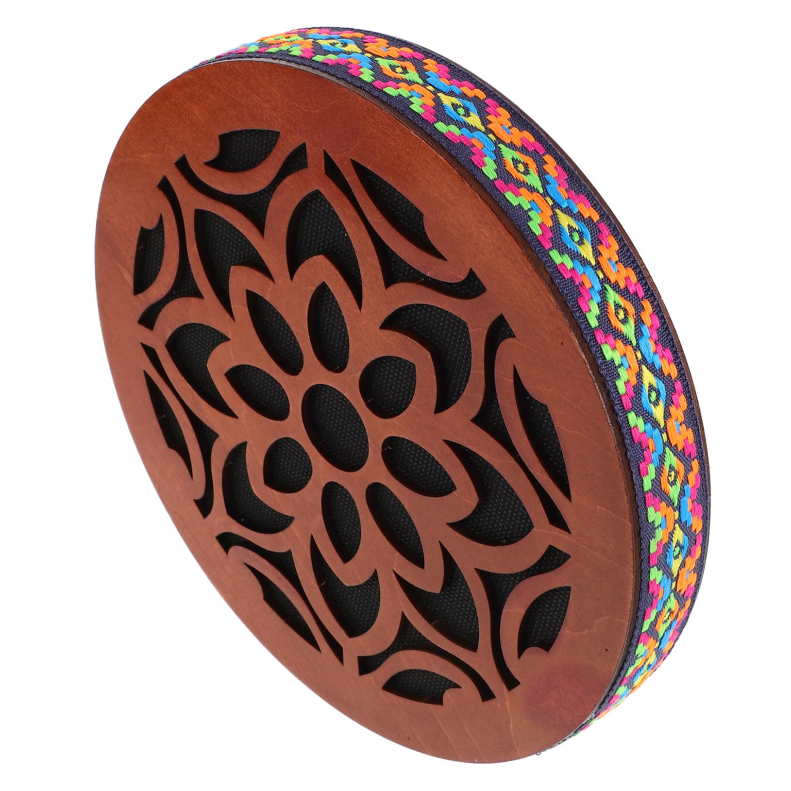 Tamburo Ocean Drum in Legno 8 Pollici per Meditazione
