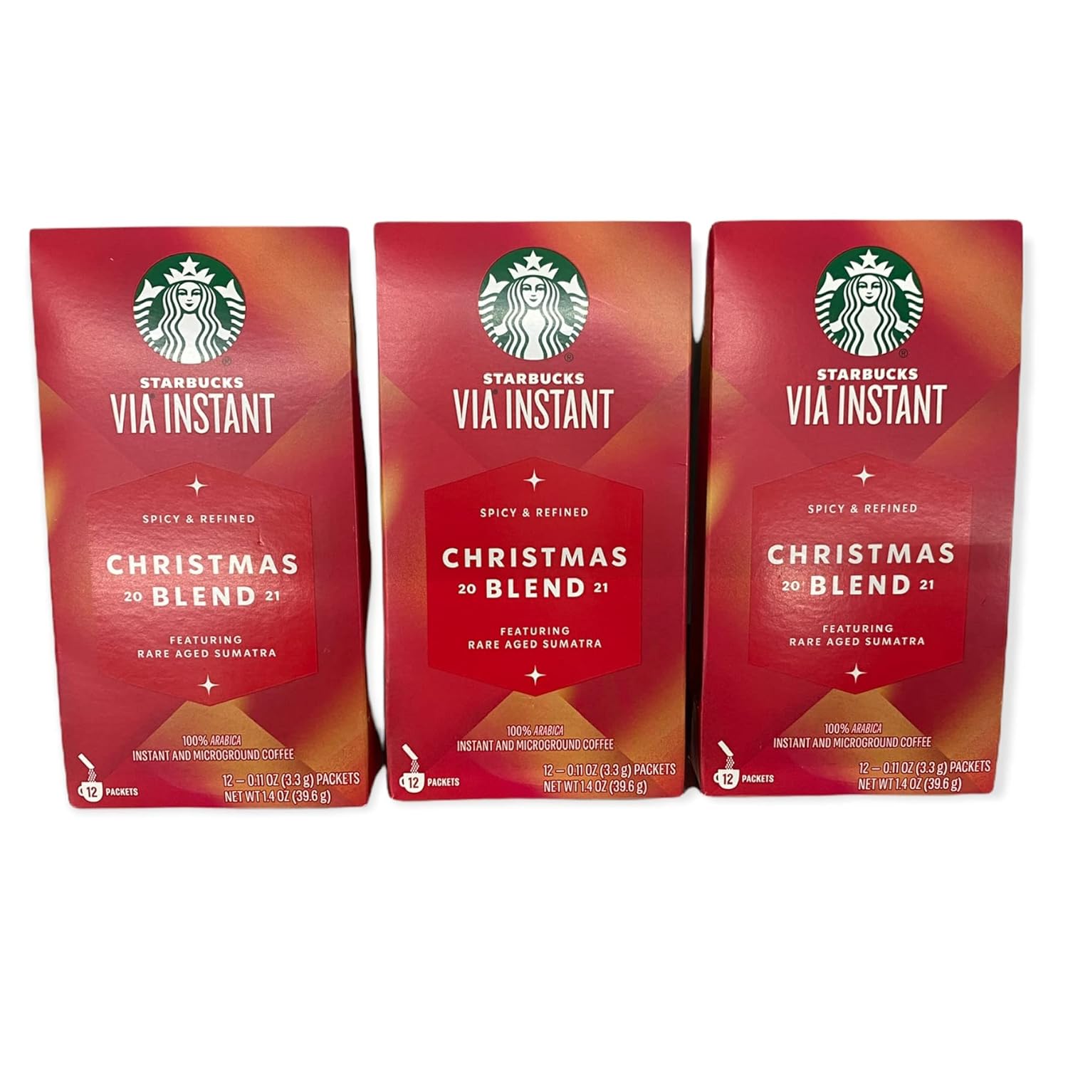 Starbucks Christmas Blend Via 2022 Caffeine Buy Starbucks Via Christmas Blend Instant Coffee 36 Servings 3 Packboxes 12  Packets Each Box Online In Japan. B00Gv2Xqwa