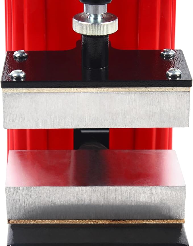 Máquina Termofijadora Manual 900W con Doble Placa 12x6 cm Roja miniatura 6