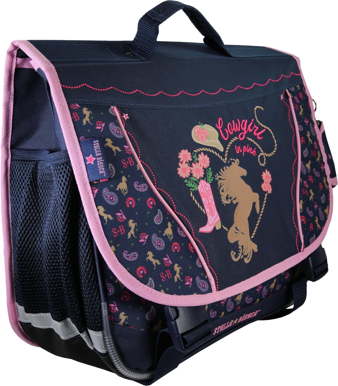Cartable primaire 38 cm - Stalla Bianca Cow Girl