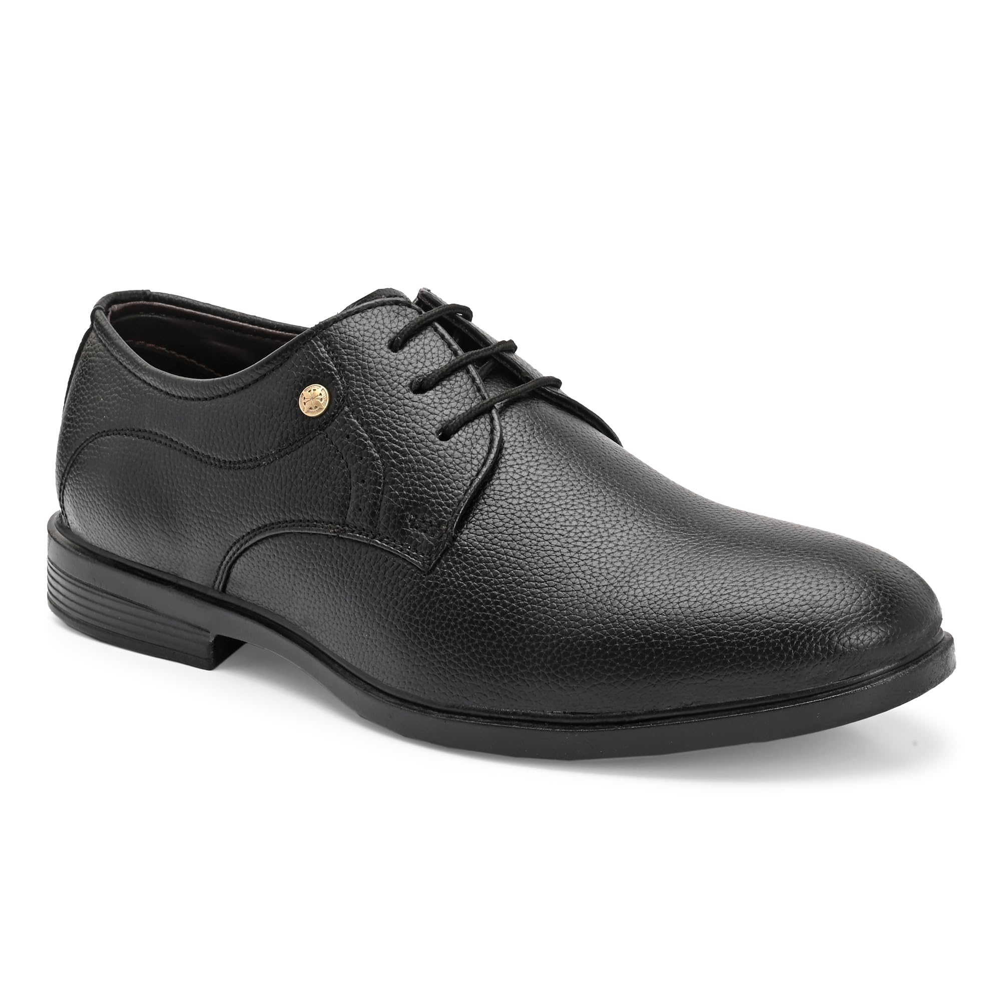 restroad Men's Primium Synthtic Leather Derby's Lace-Up Formal Shoes,-picture-21