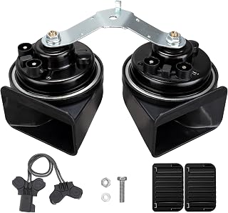 FARBIN Car Horn Fit for 2015-2023 Ford Mustang, Ford Focus Electric Horn Assembly FR3Z-13832-G (for Ford Mustang 2015-2023)