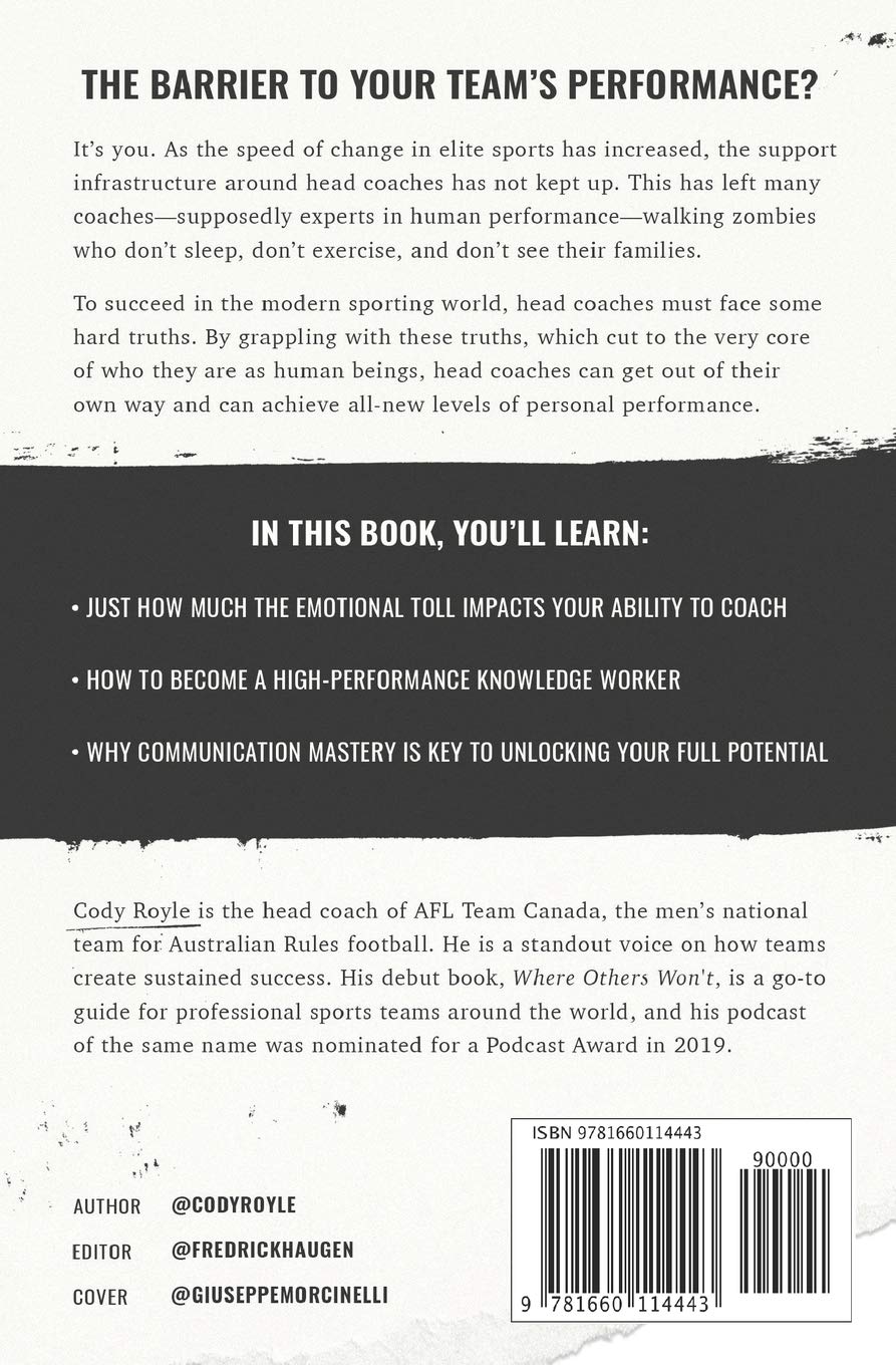 The Tough Stuff: Seven Hard Truths About Being a Head Coach