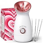 Colorfarm Facial Steamer Nano Ionic: Face Steamer Deep Cleaning Unclogs Pores - Humidifier Warm Hot Mist Home Sauna Spa for Women Men Sinuses Moisturizing