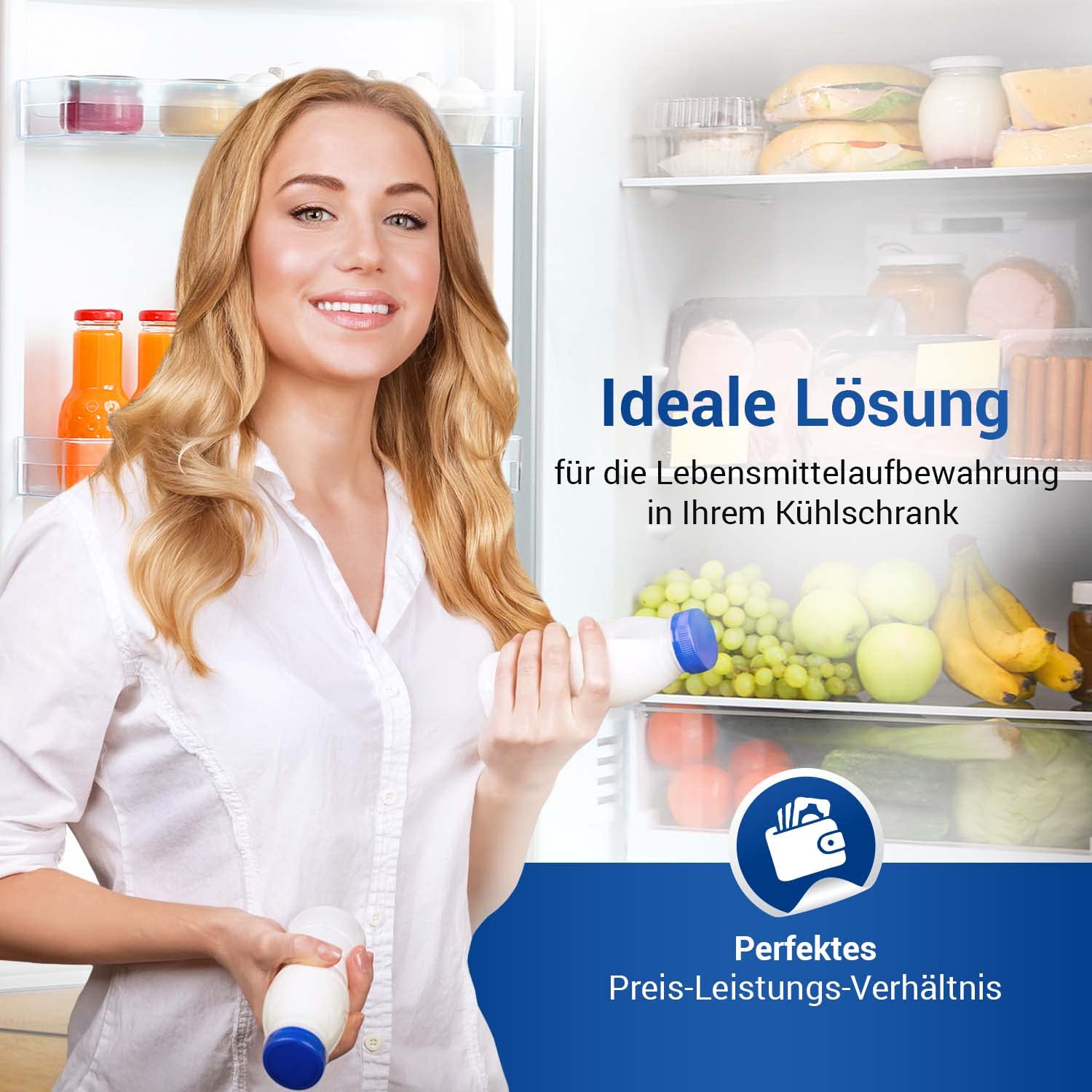 VIOKS Glas Gemüsefach Einlage 476x195mm Ersatz für Zanussi 224906410/2 & Electrolux, Einlegeböden für Kühlschränke, Regal Glasboden AEG