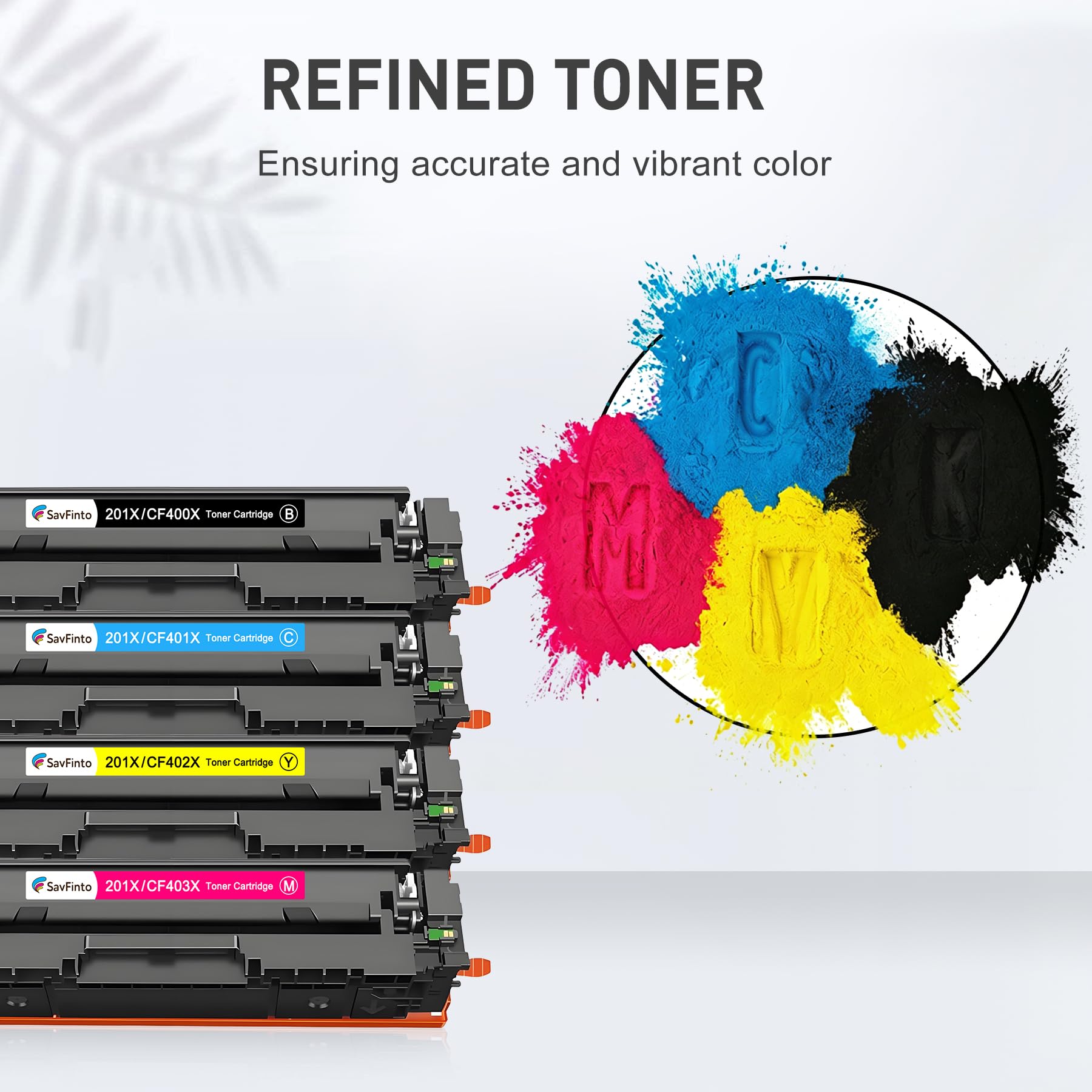 201X CF400X toner zamiennik do HP 201X CF400X CF401X CF402X CF403X toner kompatybilny z HP Color LaserJet Pro M252dw M252n MFP M277dw M277n M274n M277c6 (4 sztuki)