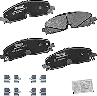 Vista 206 de Pastillas de Freno Delanteras Cerámicas Bendix Priority1 CFC430A para Modelos Selectos INFINITI G35, I30, Nissan 350Z, Altima, Juke, Maxima, Sentra