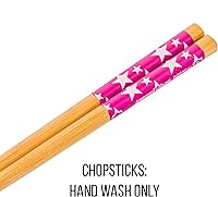 Vista 4 de Silver Buffalo The Powerpuff Girls Girl Power Featuring Blossom, Bubbles, and Buttercup Ceramic Ramen Noodle Rice Bowl with Chopsticks, Microwave