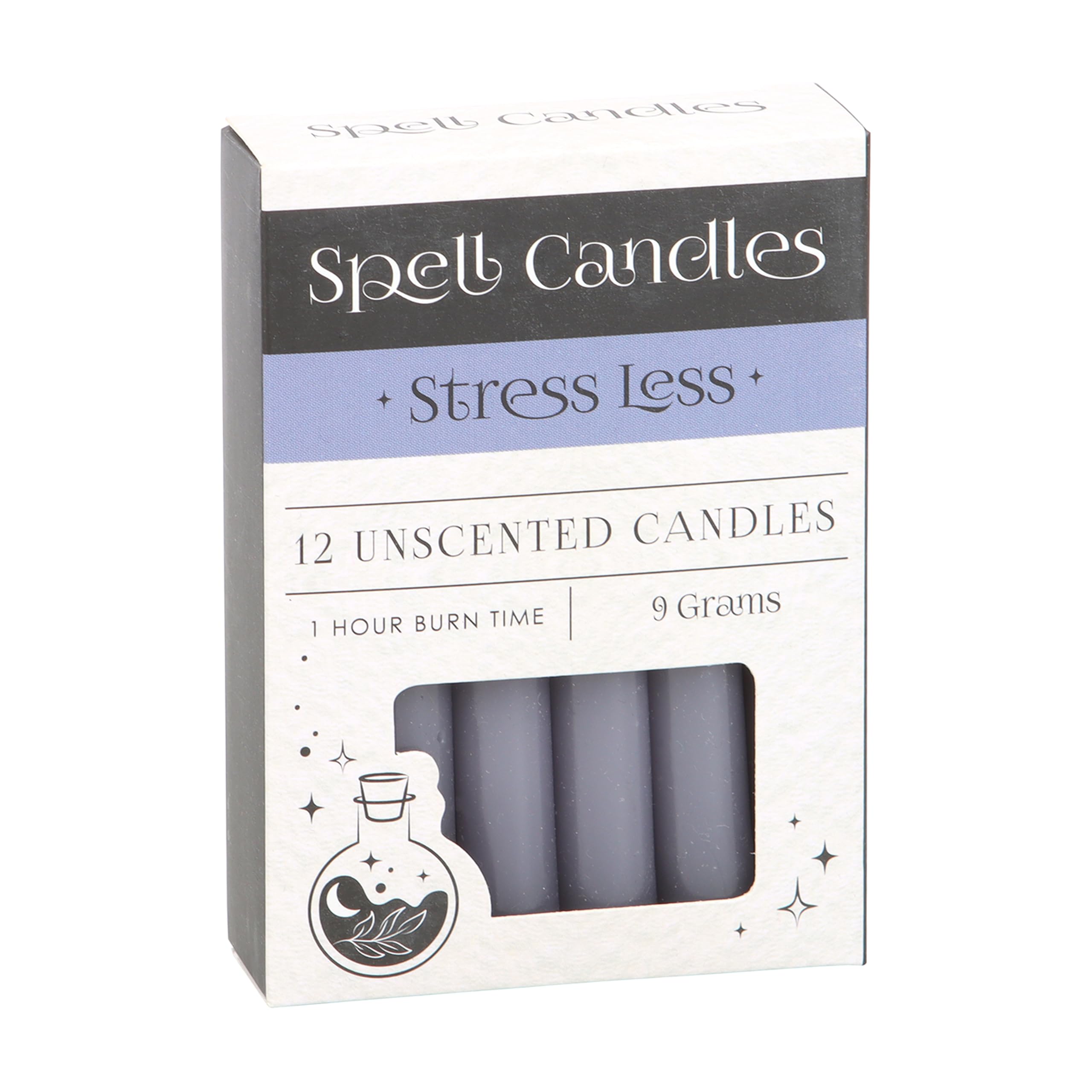 Something Different Wholesale Purple 12 Spell Candles For Stress Relief And Herbal Magick - Something Different Ritual Candles With Paraffin Wax