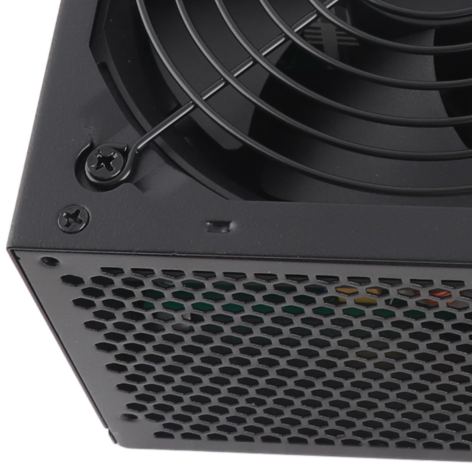 Zasilacz Komputerowy ATX o Mocy 550 W z Cichym Wentylatorem 120 Mm, Aktywny Zasilacz do Gier PFC do Obudowy Komputera Stacjonarnego, Obsługa Multi-Guard, Kompatybilny z Okablowaniem Tylnym,