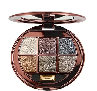 Paleta de sombras de ojos brillantes de 6 col...