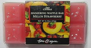 Time and Again Simmering Waffle Bar Candle One Bar (Melon Strawberry)