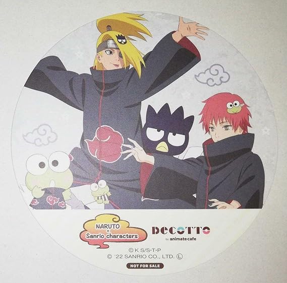 Naruto ナルト デイダラ サソリ コースター Sanrlo アニメイトカフェ アニメ 萌えグッズ 通販 Amazon