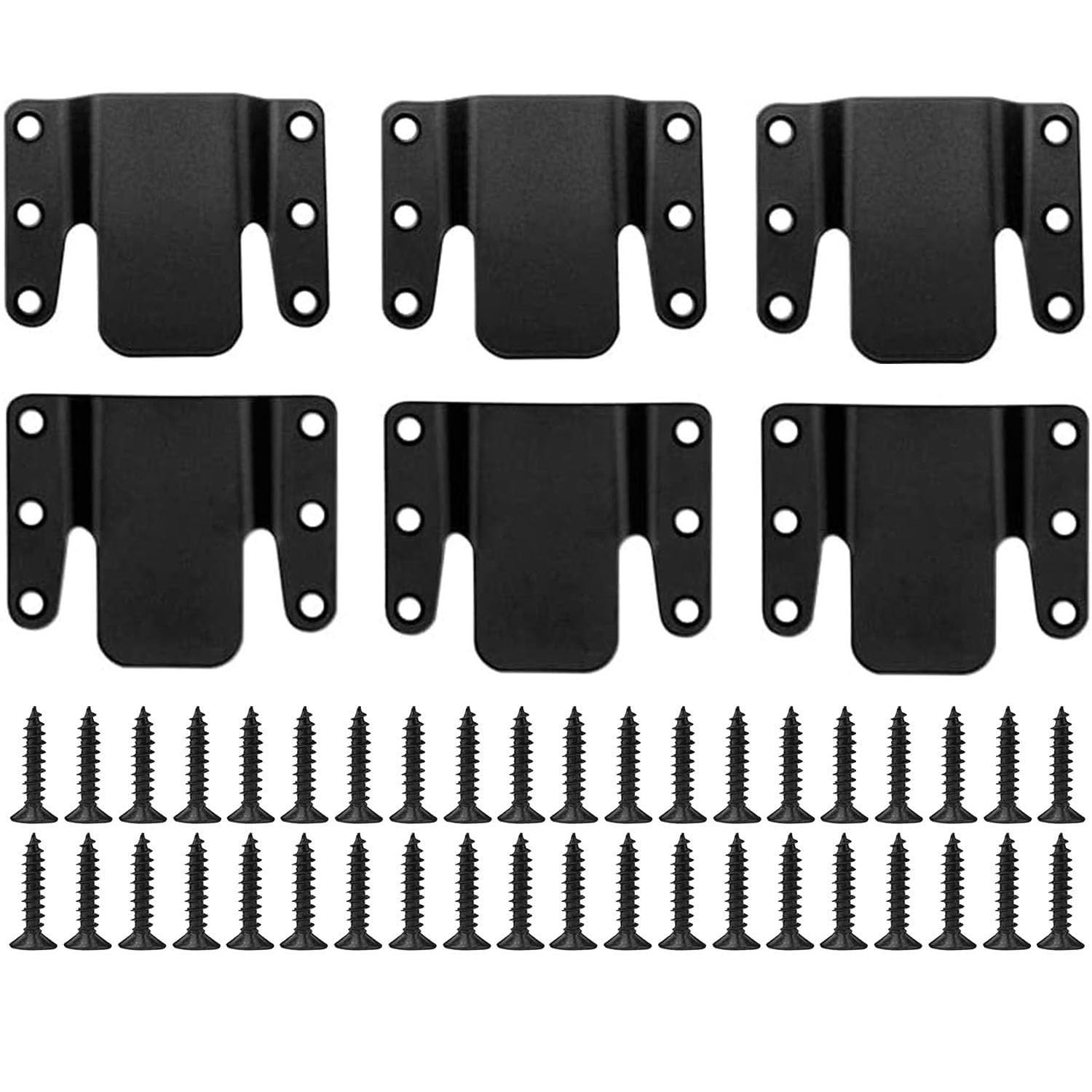Sofa Interlock Sectional Couch Connector Bracket Universal Furniture Interlocking Photo Frame Mirror Inter Lock 6 Pack with 40 Screws