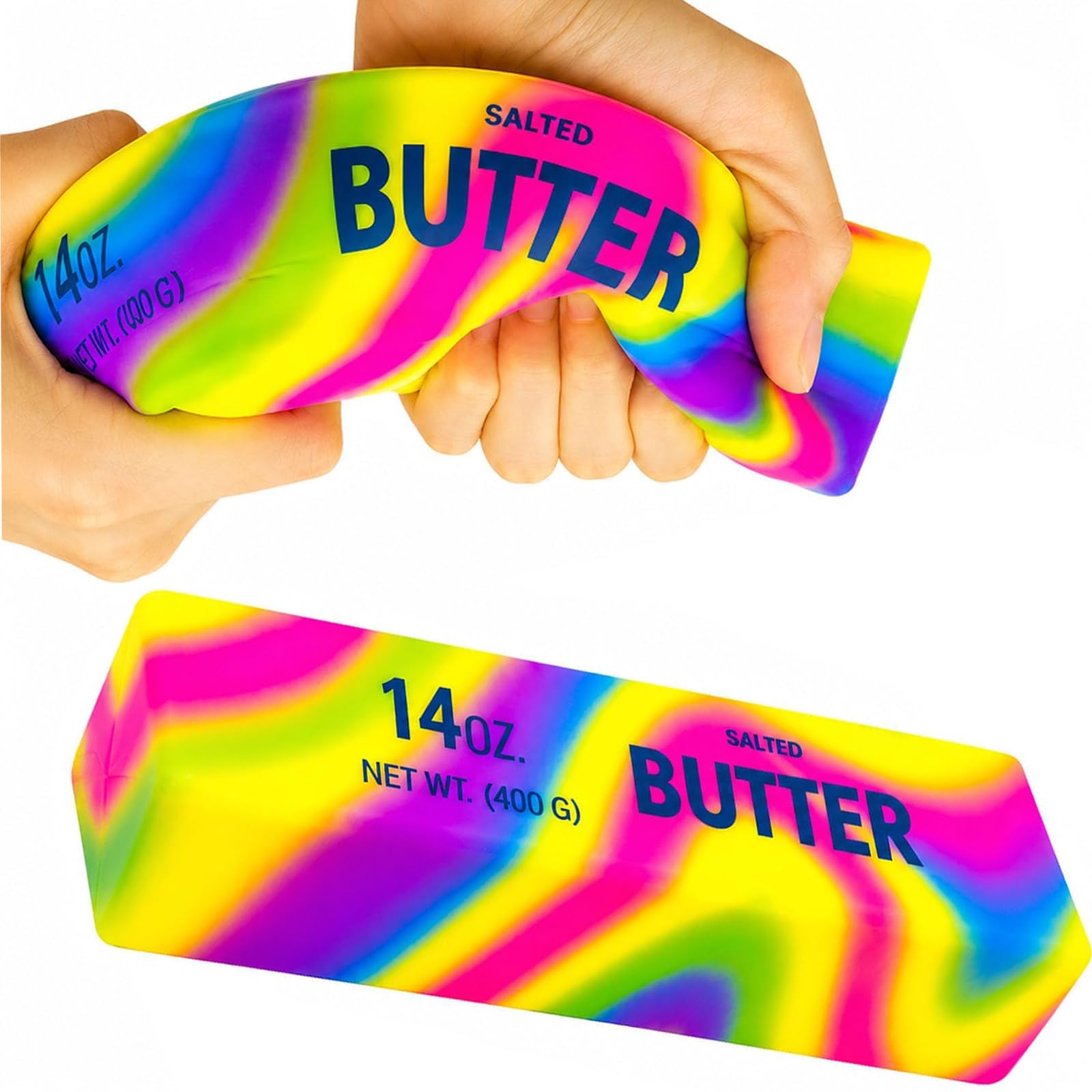 Giant Butter Squishy XXL, 24CM Butter Fidget Toys, Stress Balls for Adults