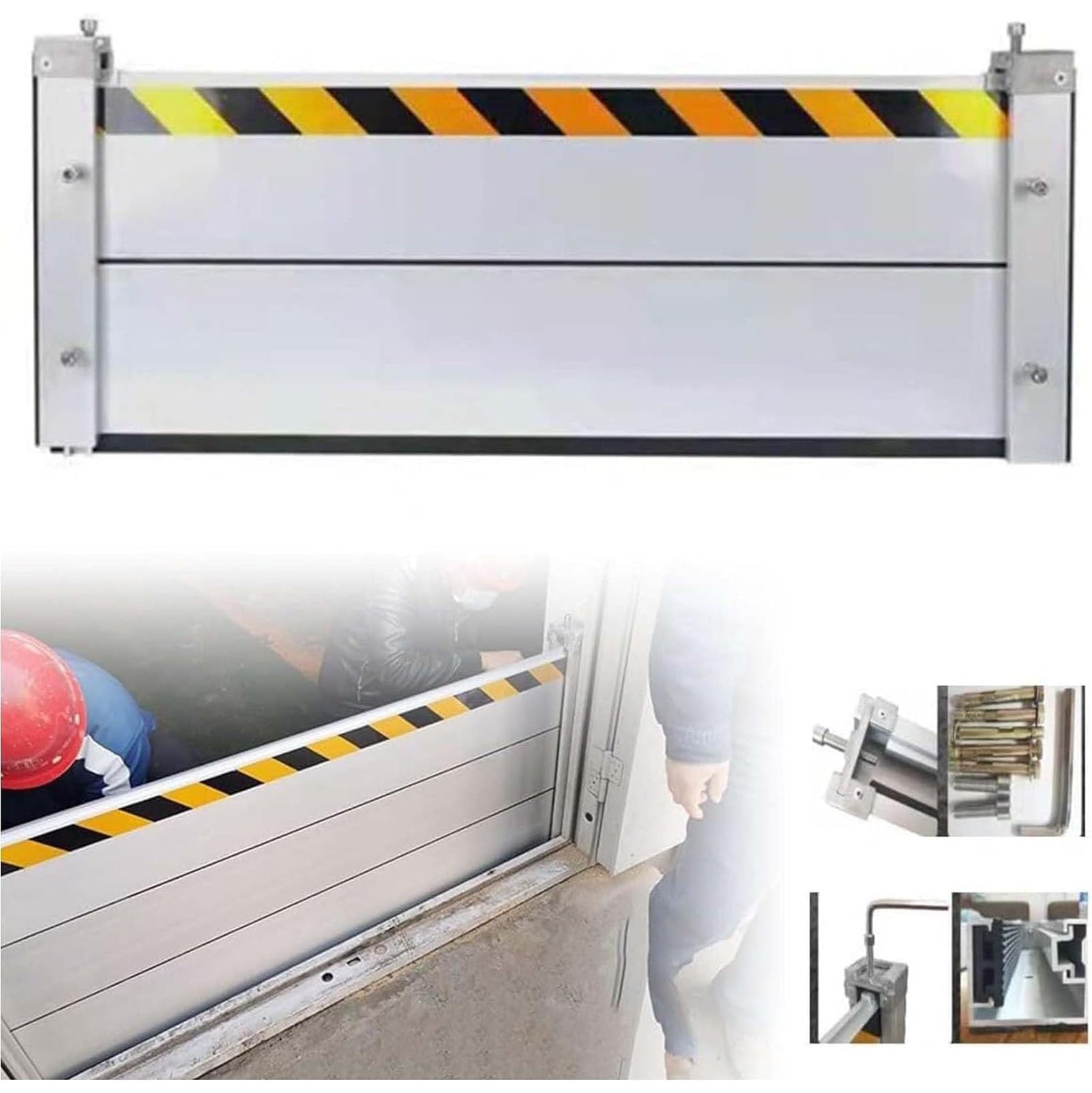 Barrière de protection contre les inondations en aluminium robuste pour route et accès