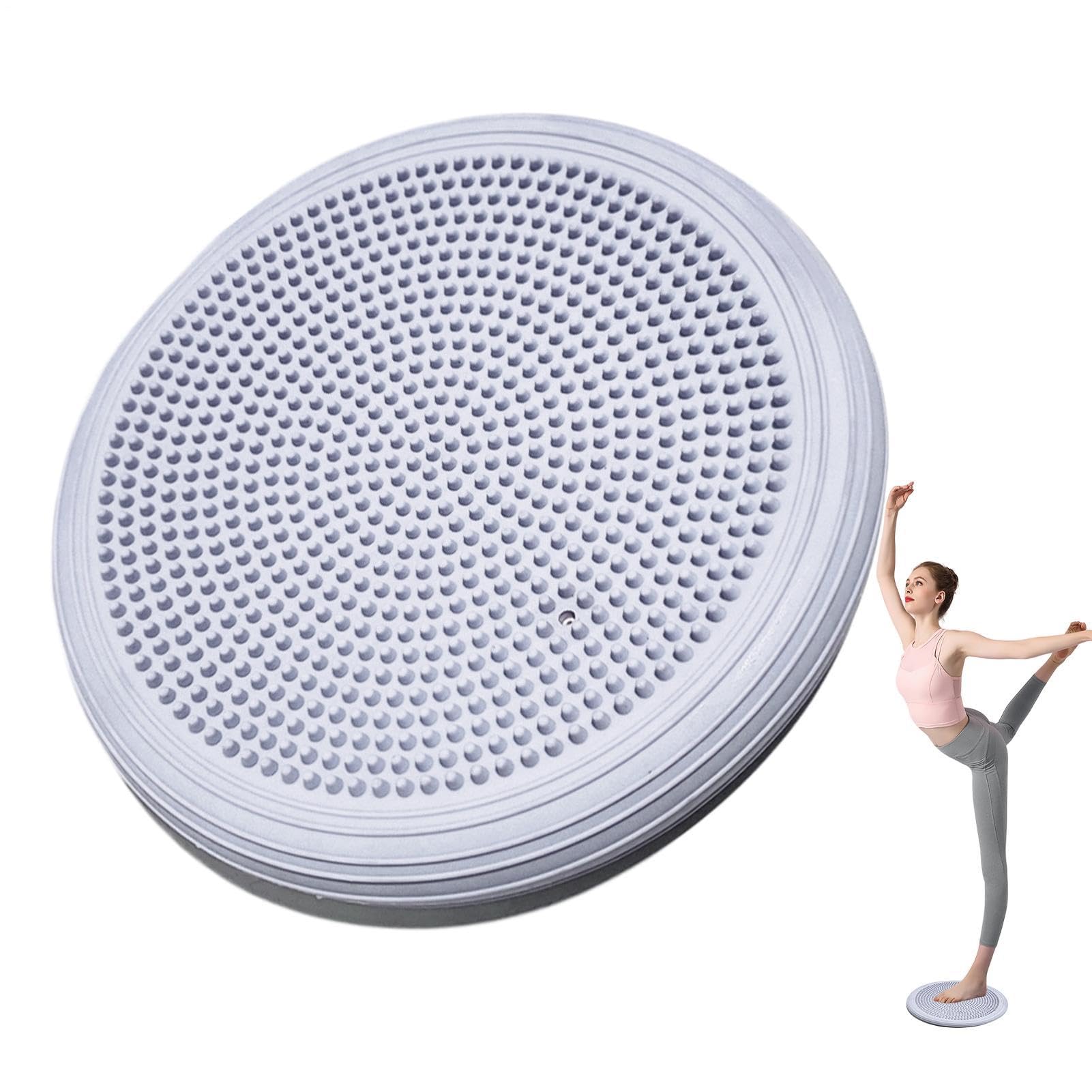 Disco di equilibrio per esercizio, bilanciamento per esercizi al chiuso, comodo disco di equilibrio per allenamento alla stabilità del nucleo per l'equilibrio e sensoriale con pompa