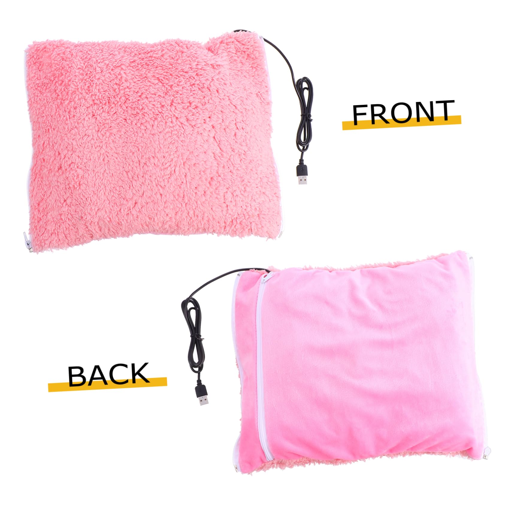 Mipcase Scaldamani Usb Guanti Riscaldati Scaldapiedi Scaldamani Caldo Da Borsa Riscaldata Da Escursionismo Guanti Caldi Mano Usb Rosa Flanella
