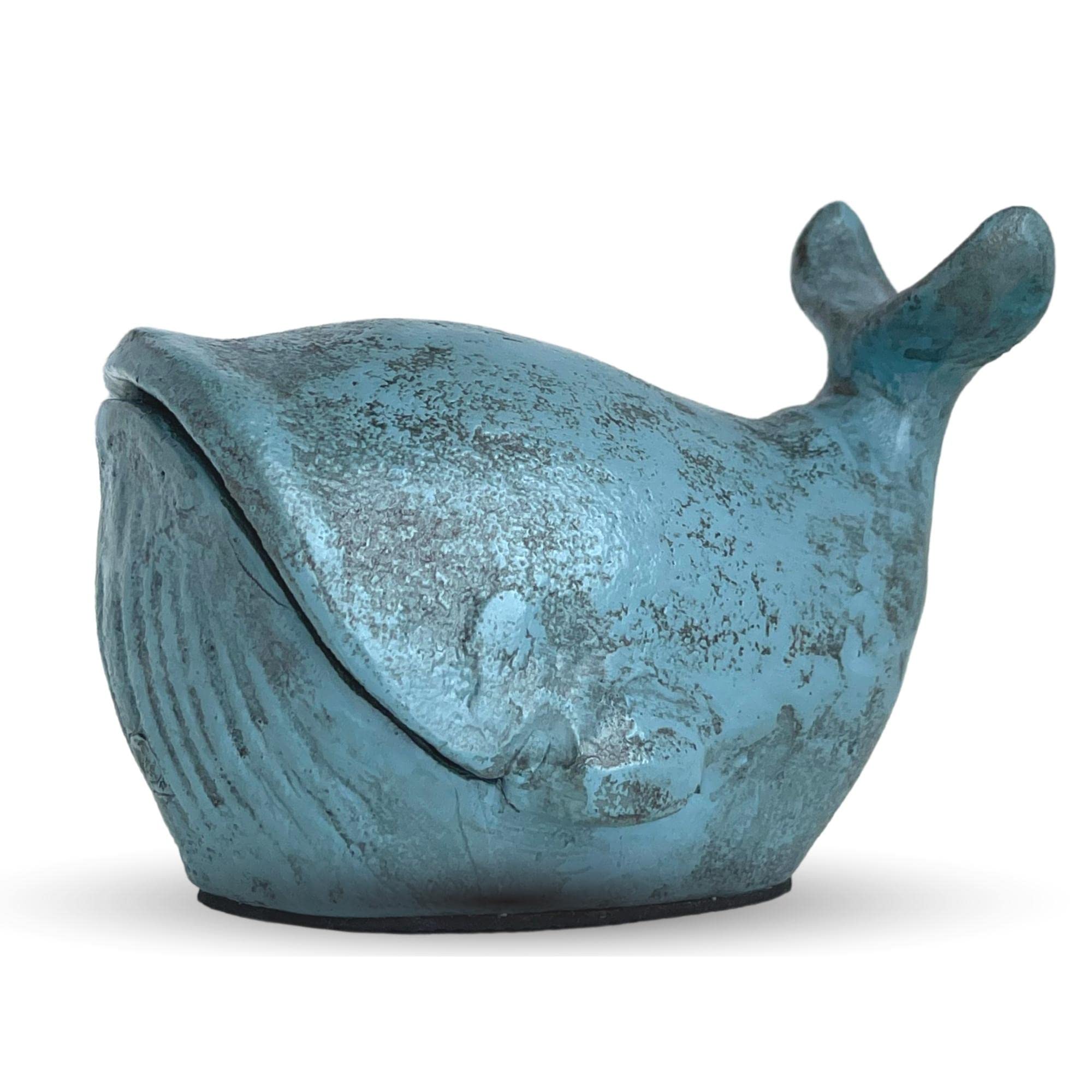 Cast Iron Decorative Door Stop - Bookend - Beach and Nautical Décor - Heavy Door Stopper, Beach Decoration for Home - Recycled Cast Iron Heirloom Piece