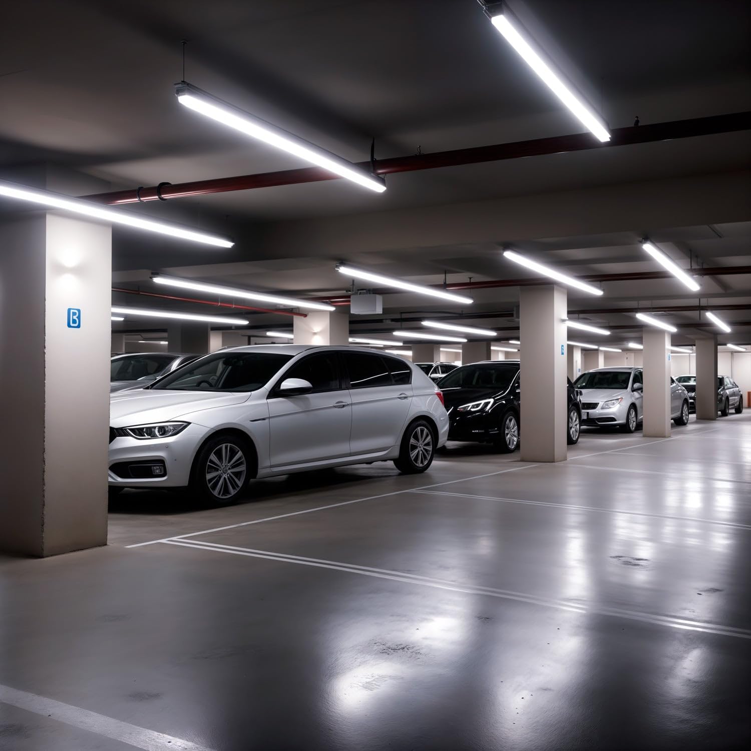 LEDKIA LIGHTING Réglette Étanche LED 120cm 36W Suspendue/Surface avec Détecteur de Mouvement Radar IP65 4000K Blanc neutre