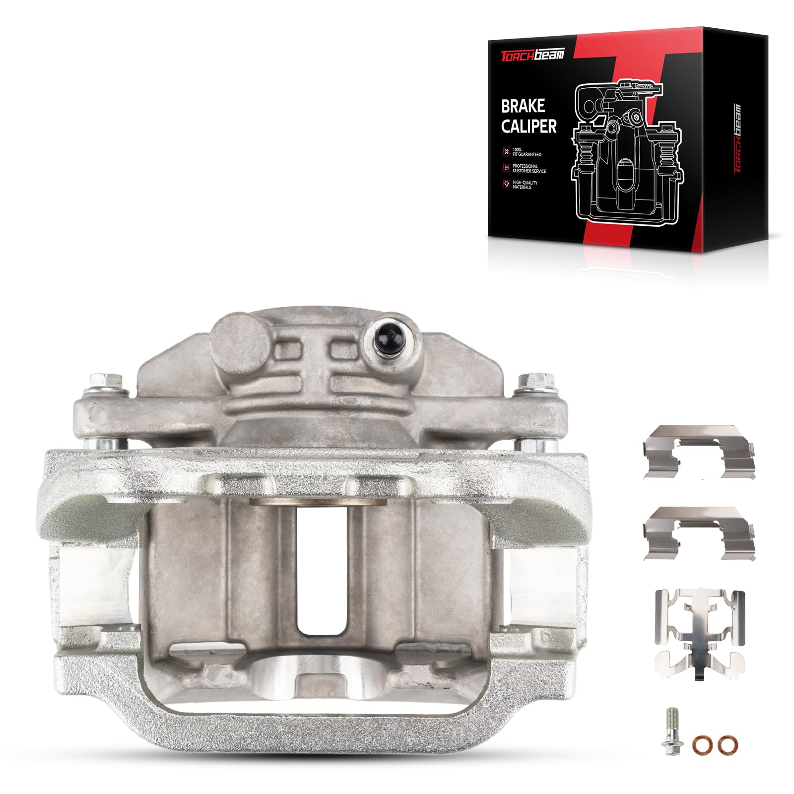 Torchbeam Rear left Driver Side Brake Caliper for Chevrolet GMC Cadillac for 1999-2002 Silverado 1500 / Sierra 1500, 2001 Tahoe, 2000-2001 Suburban 1500, 2000-2002 DeVille, 2003-2005 Astro #18B4726
