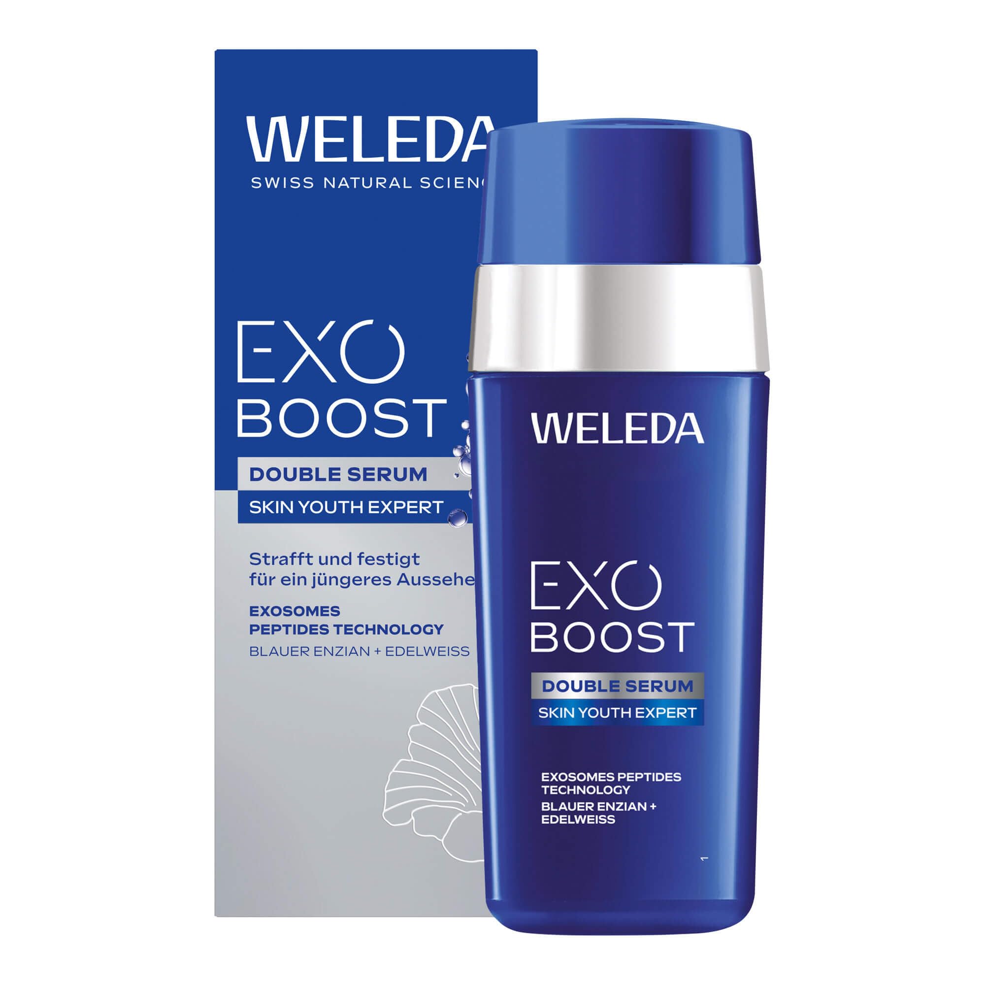 Weleda Exo Boost Double Siero genziana blu e stella alpina 30