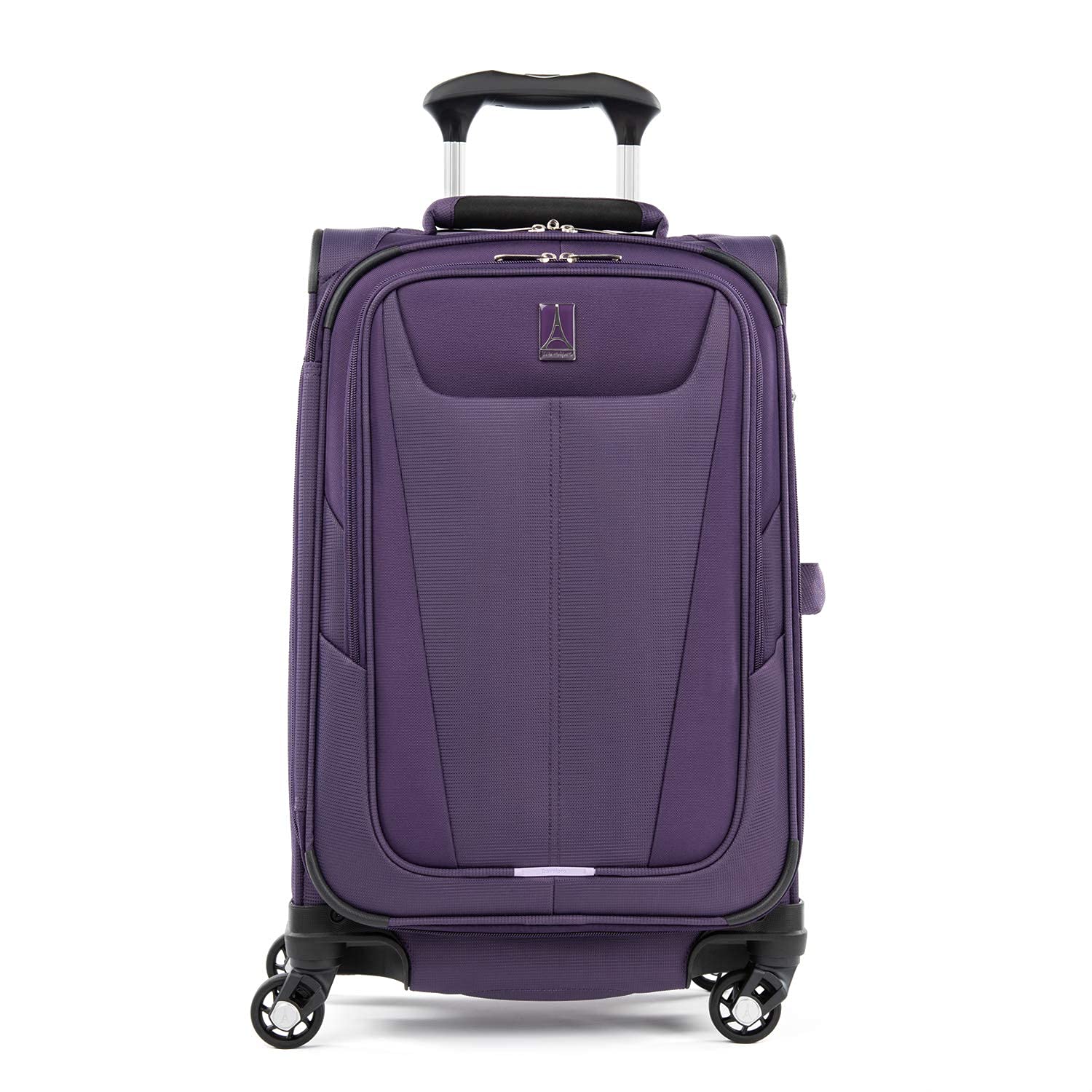 Travelpro Maxlite 5 Softside Expandable Luggage with 4 Spinner Wheels, Lightweight Suitcase, Men and Women, Imperial Purple, Carry-on 21-Inch