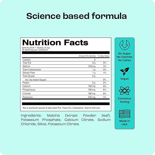 Miniatura 10 de KEY NUTRIENTS Paquete de 20 paquetes de electrolitos en polvo, sin azúcar, limonada refrescante, paquetes de hidratación con polvo de electrolitos