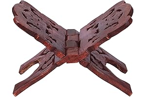 ETROVES Handmade Wooden Quran Holder for Holy Reading