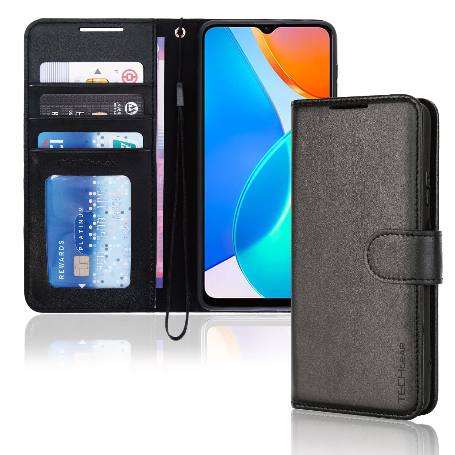 Leather Stand Wallet Cover Case FOR Huawei Honor 8A/9X/10 LITE - Foto 6