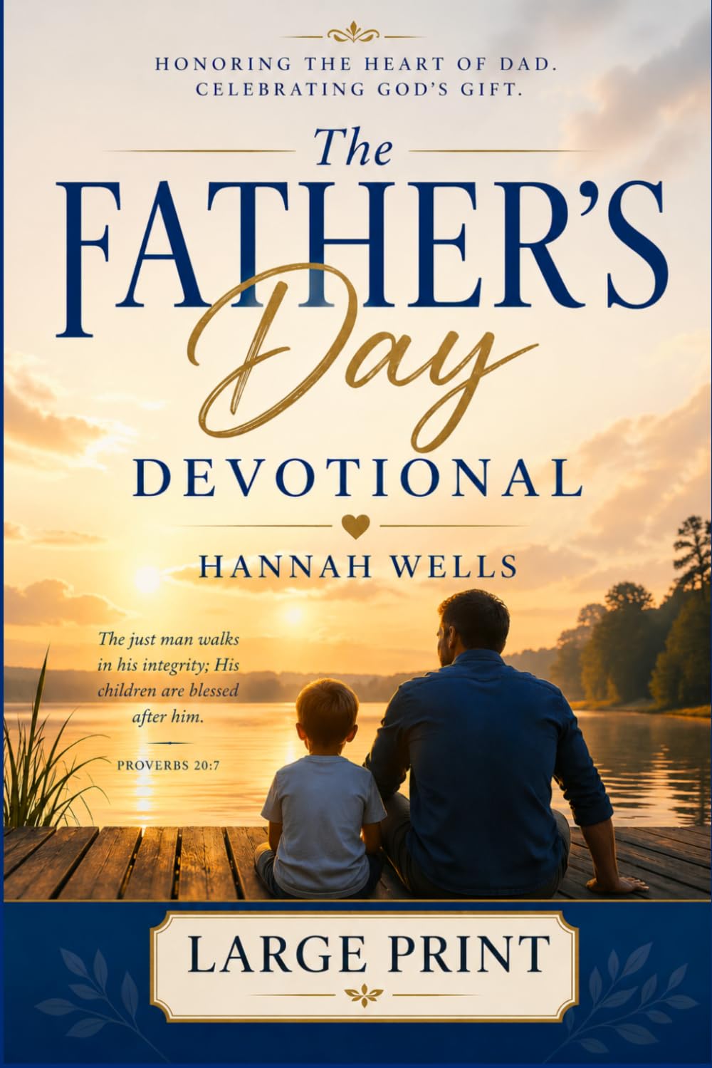 The Father's Day Devotional (Large Print): 30 Days of Scripture, Reflection, Prayer, and Application for New Dads to Lead Your Family with Clarity, Faith, and Consistency.