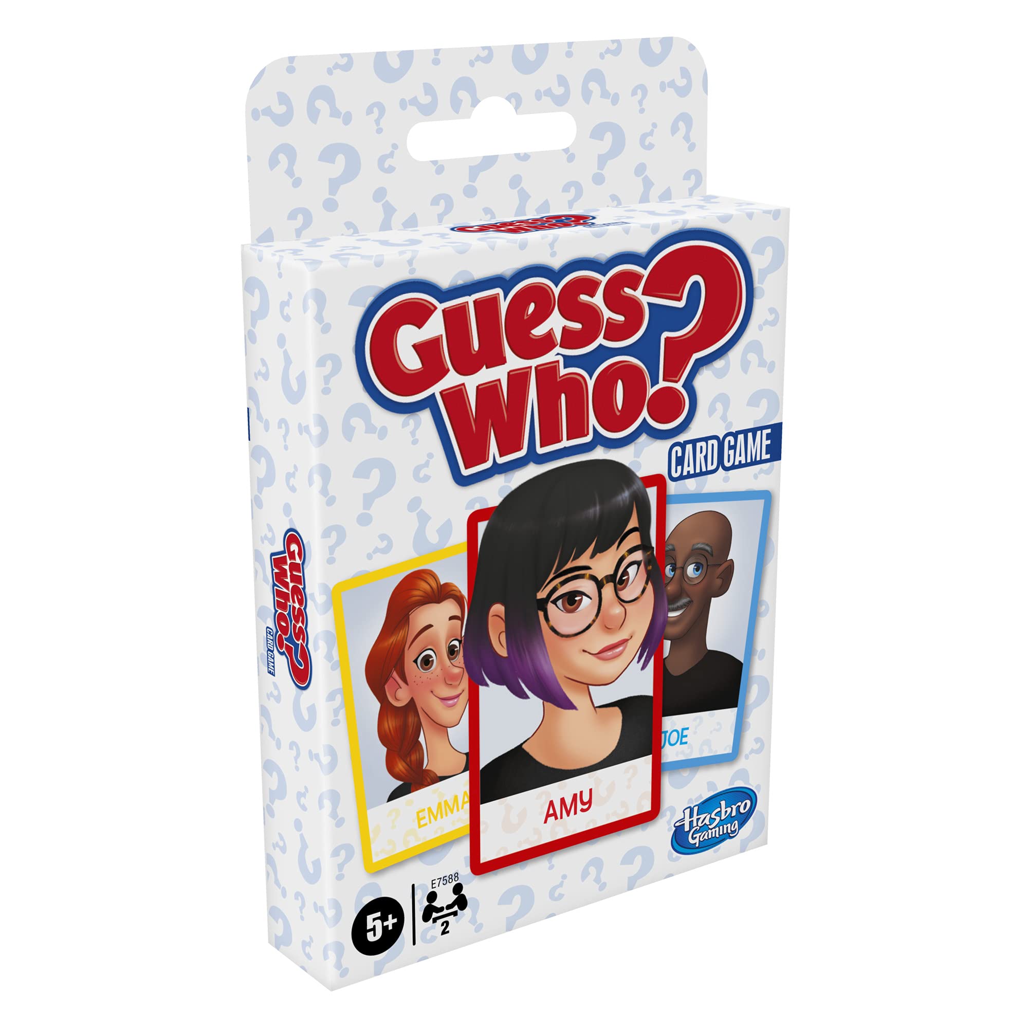 Hasbro Gaming E7588FS4 Classic Card Game Guess WHO, Multi-Colour, Multicoloured - Image 3
