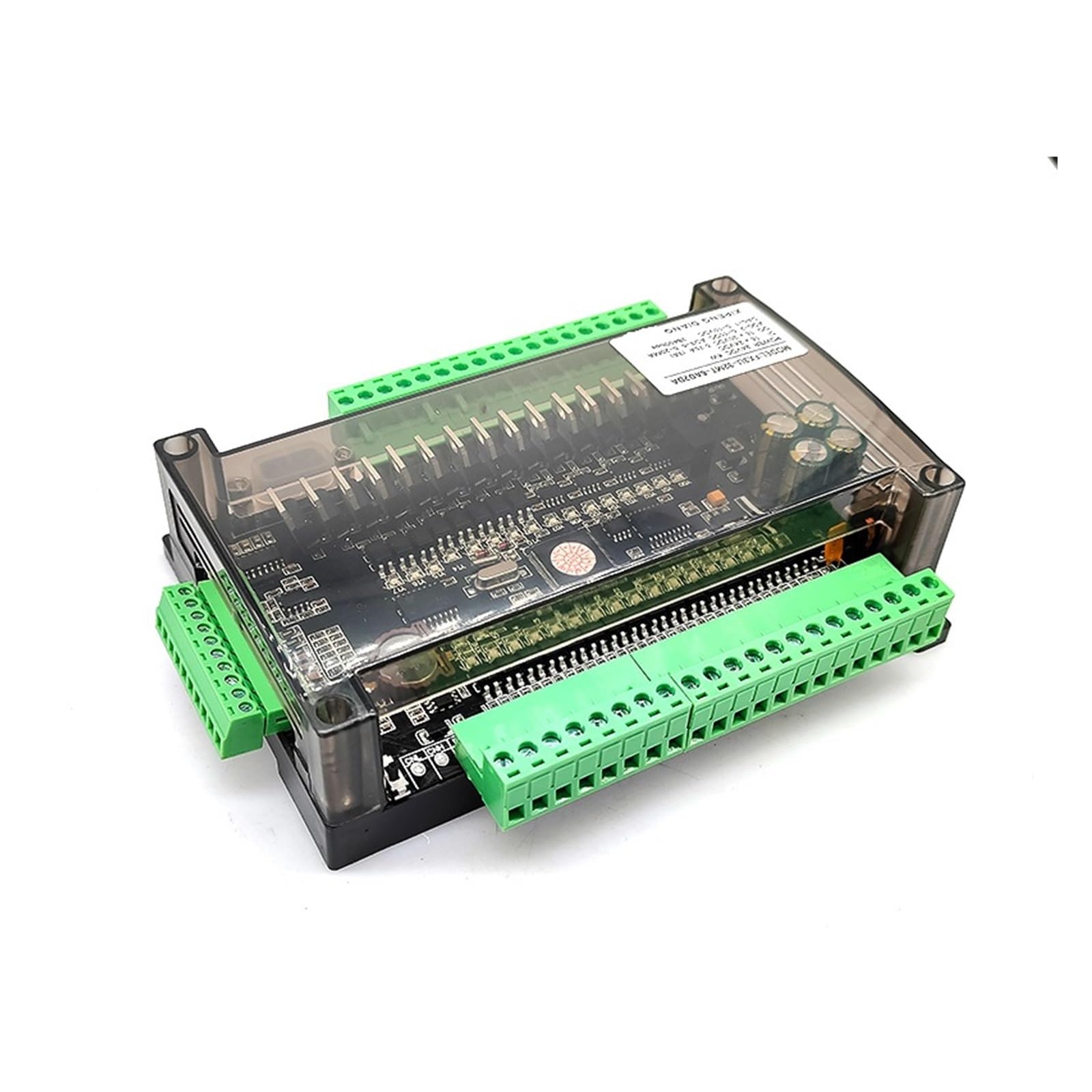 BALYDLUL FX3U Controller 6AD 2DA 14MR 14MT 24MR 24MT 30MR 32MT 48MR 48MT And RS232 RS485 38400bps Relay Transistor(FX3U-24MR)