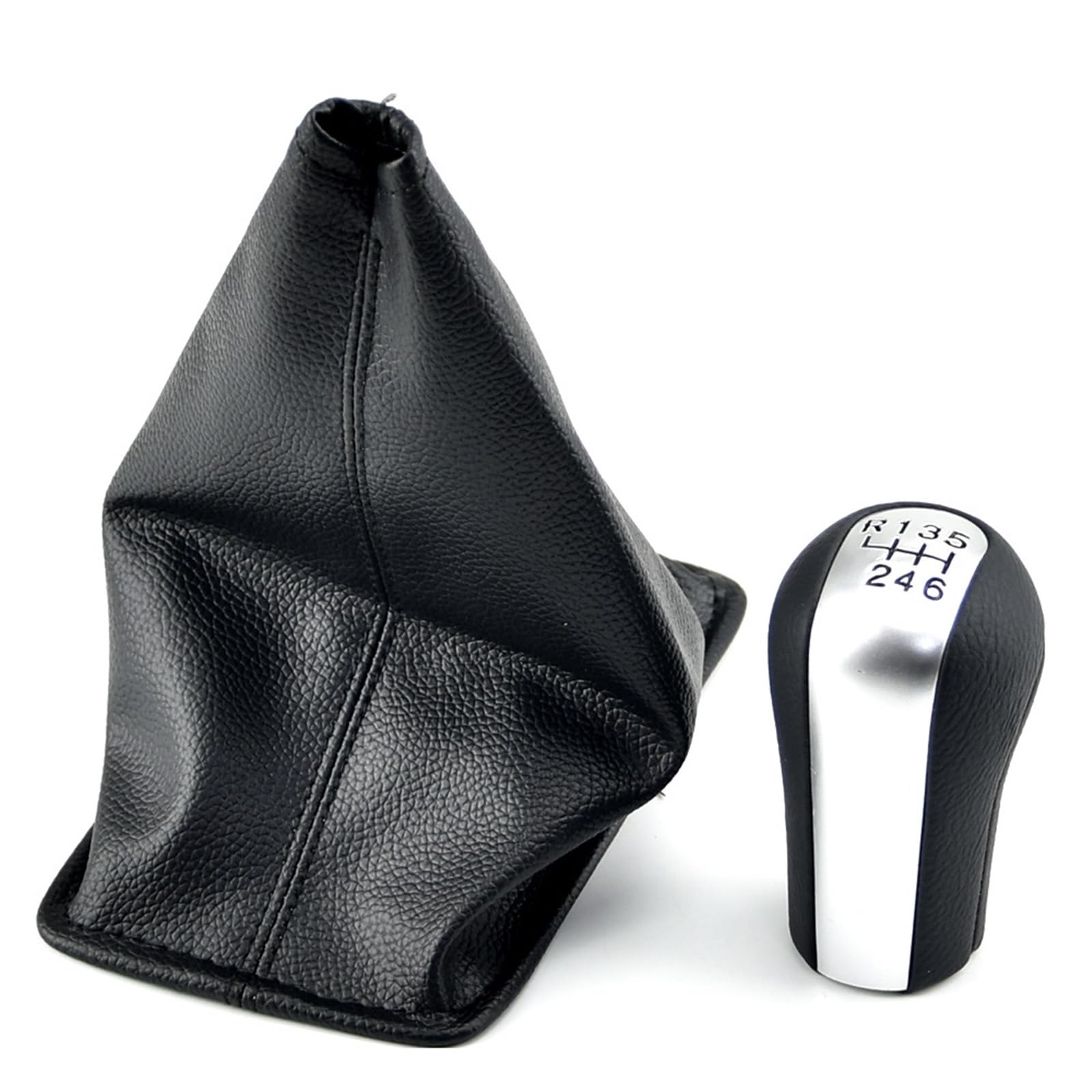 WSBOJXTH Gear Stick Compatible with Toyota for AVENSIS for Yaris for VITZ 1999-2005 for AYGO 2005-2014 Manual 5 6 Speed Gear Shift Knob Dustproof Cover Gaitor Boot Collar(6Speed 2)